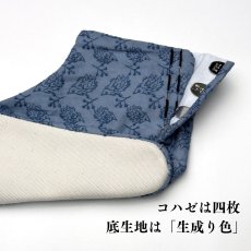 画像5: 通年履ける柄足袋「ハリネズミ」ネイビー (5)