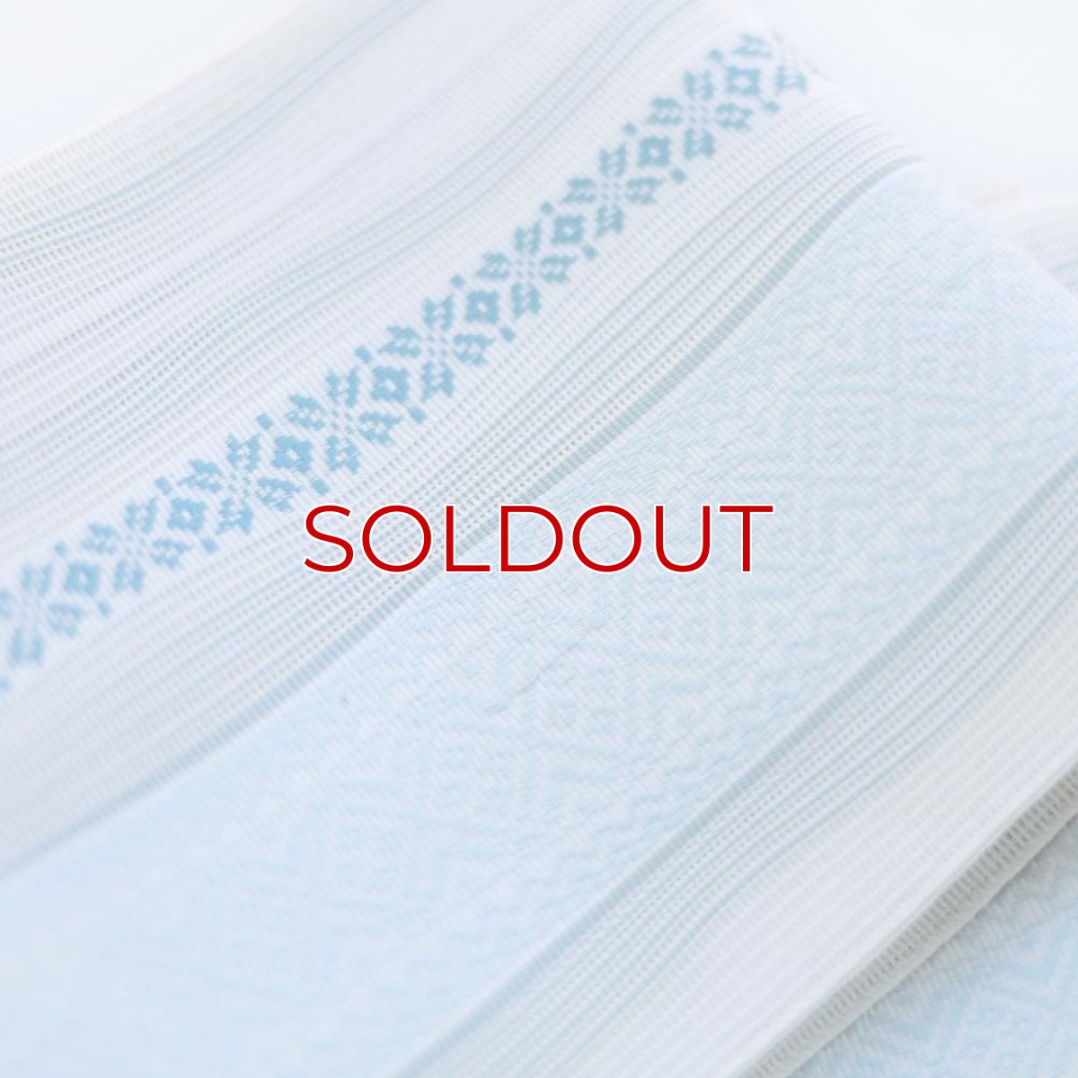 画像4: 59kimono｜黒木織物｜紗半幅帯「朝霧」 (4)