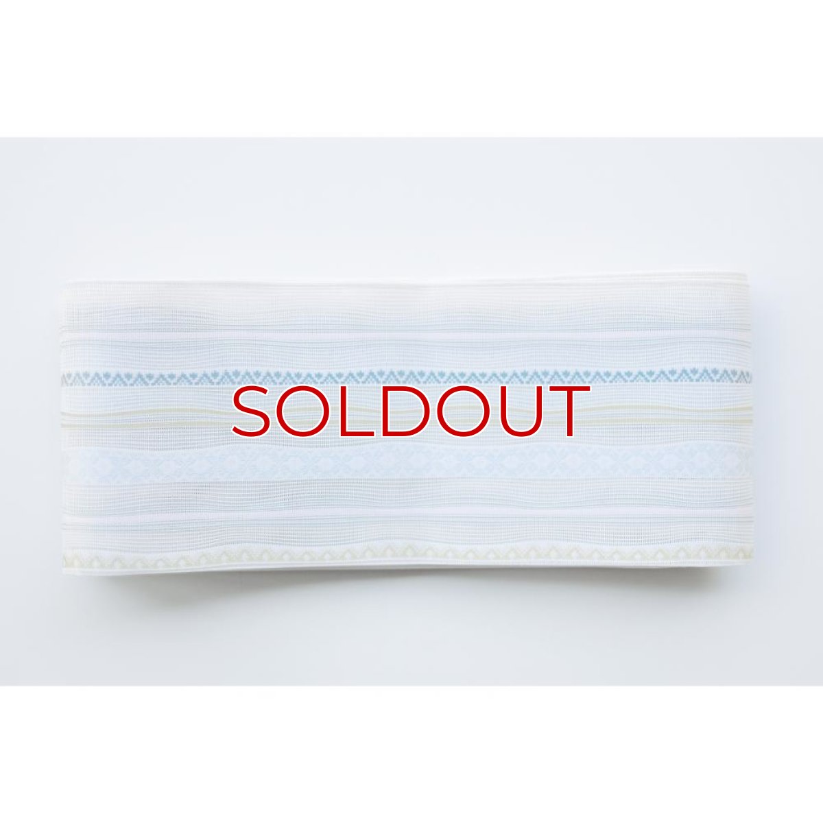 画像5: 59kimono｜黒木織物｜紗半幅帯「朝霧」 (5)