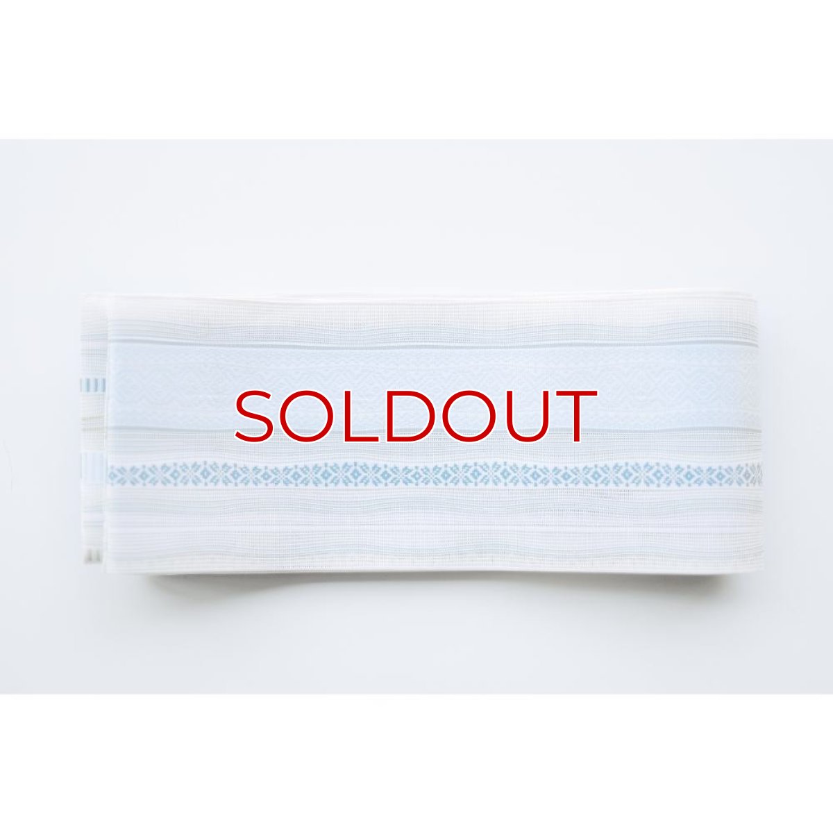 画像6: 59kimono｜黒木織物｜紗半幅帯「朝霧」 (6)