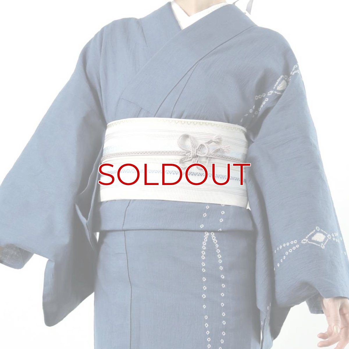 画像7: 59kimono｜黒木織物｜紗半幅帯「朝霧」 (7)