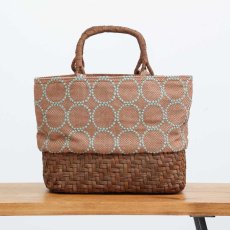 画像3: かごや×ミナペルホネン「tambourine」山葡萄かごバッグ 網代編み (3)