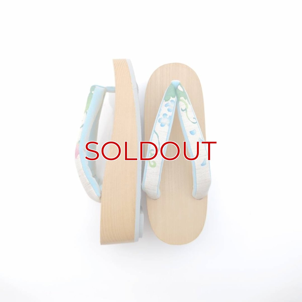 画像3: ち江すさんの花緒下駄「いちご」 (3)