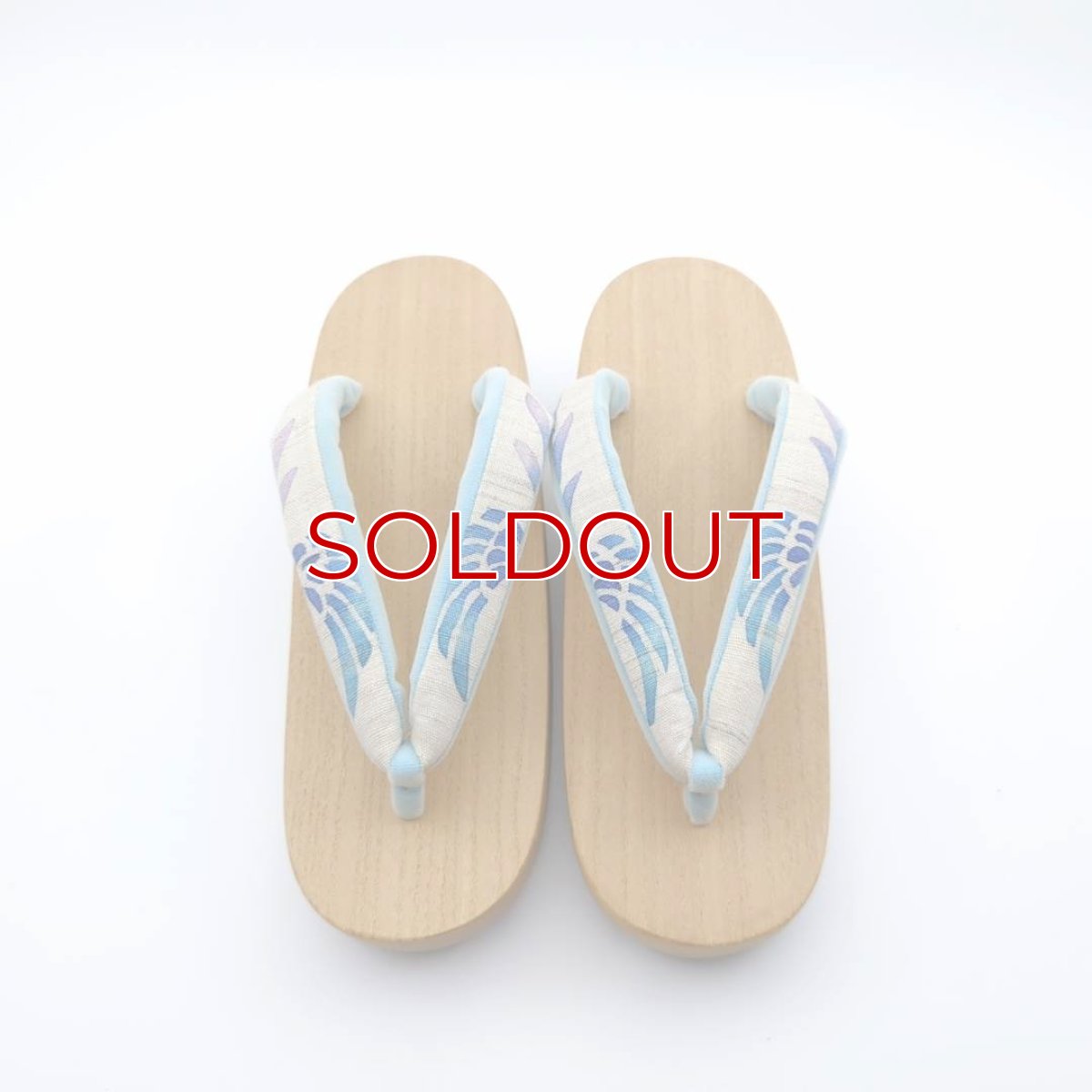 画像2: ち江すさんの花緒下駄「つばさ」 (2)