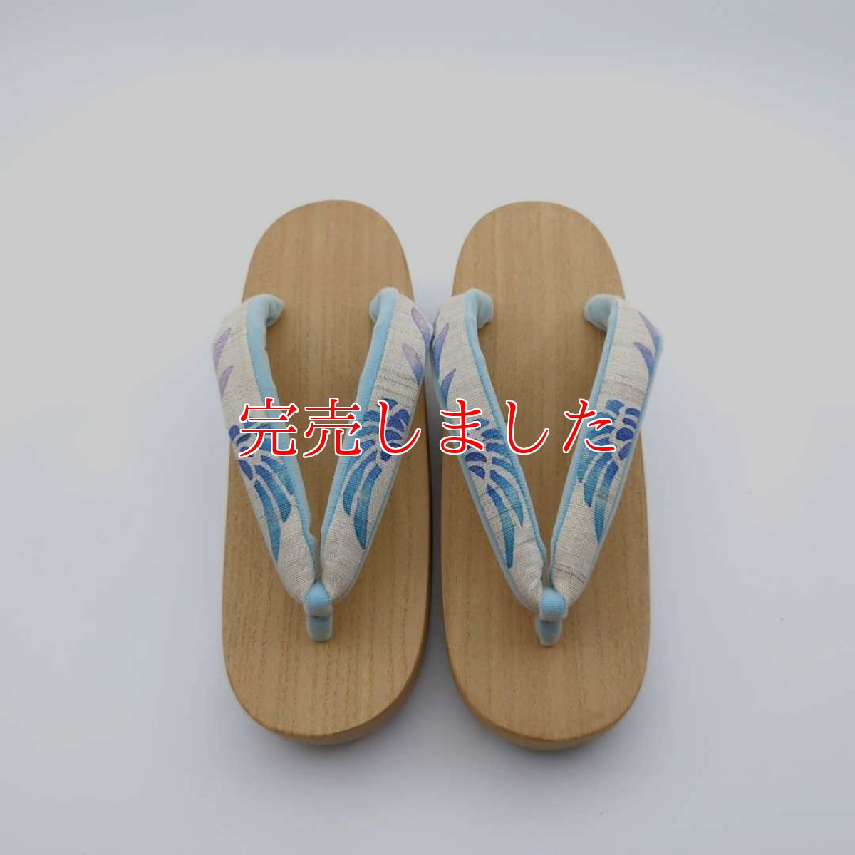 画像2: ち江すさんの花緒下駄「つばさ」 (2)