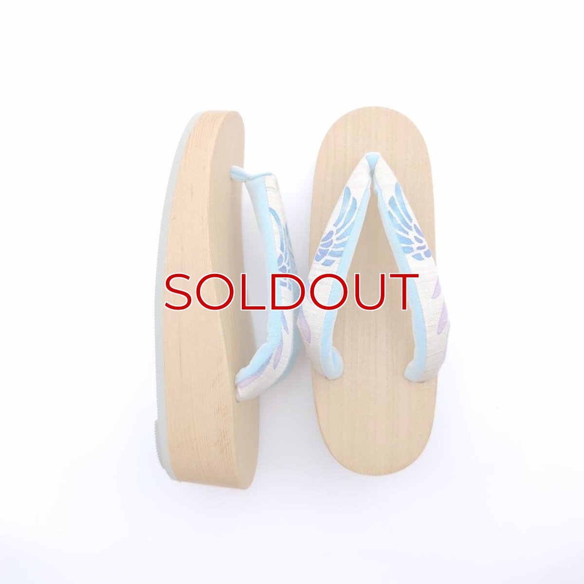 画像3: ち江すさんの花緒下駄「つばさ」 (3)