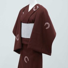 画像4: 藤井絞×もたはん｜はごろ木綿｜干支「馬蹄絞り」マホガニー (4)