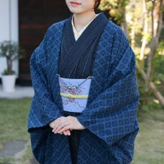 画像3: 洗える刺繍レースの単衣羽織｜モロッカン「コアイ」 (3)