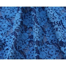 画像8: すっきりと軽い洗えるレースの単衣羽織「瑠璃の花」 (8)