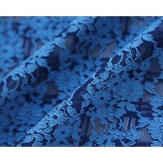 画像9: すっきりと軽い洗えるレースの単衣羽織「瑠璃の花」 (9)