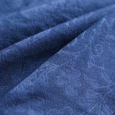 画像8: 洗える木綿の単衣羽織｜花鳥綿羽織「ネイビー」｜ひでや工房 (8)