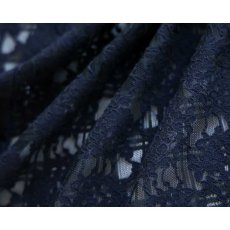 画像8: すっきりと軽い洗えるレースの単衣羽織「漆黒の花」 (8)