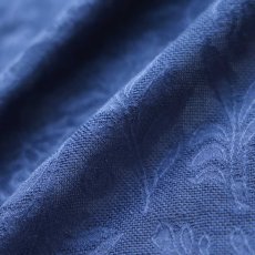 画像9: 洗える木綿の単衣羽織｜花鳥綿羽織「ネイビー」｜ひでや工房 (9)