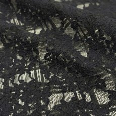 画像9: レースの単衣羽織「漆黒の花」 (9)