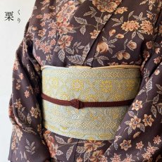 画像4: 伊賀組紐の正絹帯締め「日々紐」栗（茶）｜渡敬謹製・もたはんオリジナル (4)