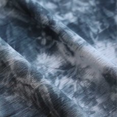 画像5: 洗える木綿着物　近江ちぢみ織「墨ムラ染め」綿100％｜ひでや工房 (5)
