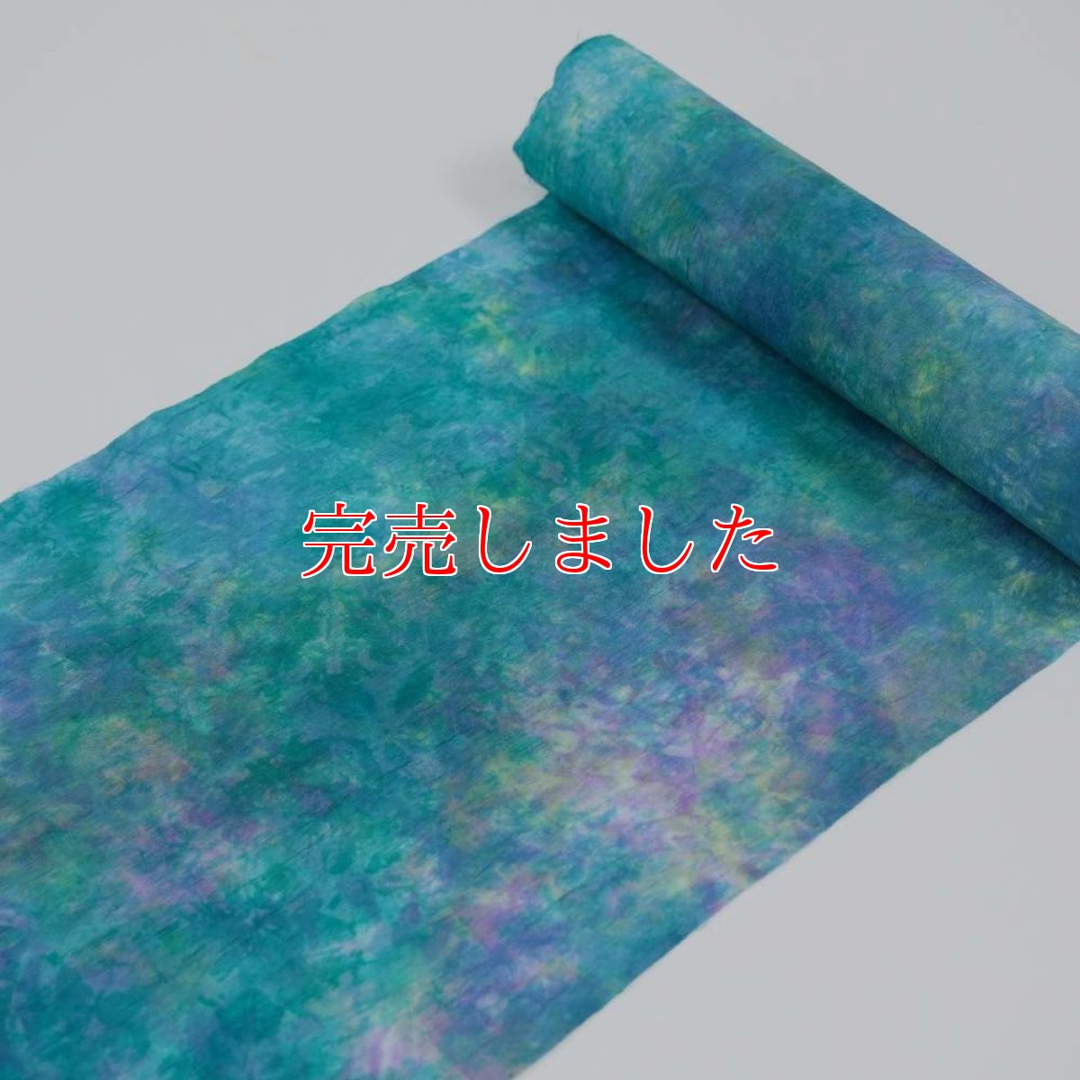 画像5: 洗える木綿着物｜彩睡蓮シリーズ「翡翠の池」綿100％｜ひでや工房 (5)