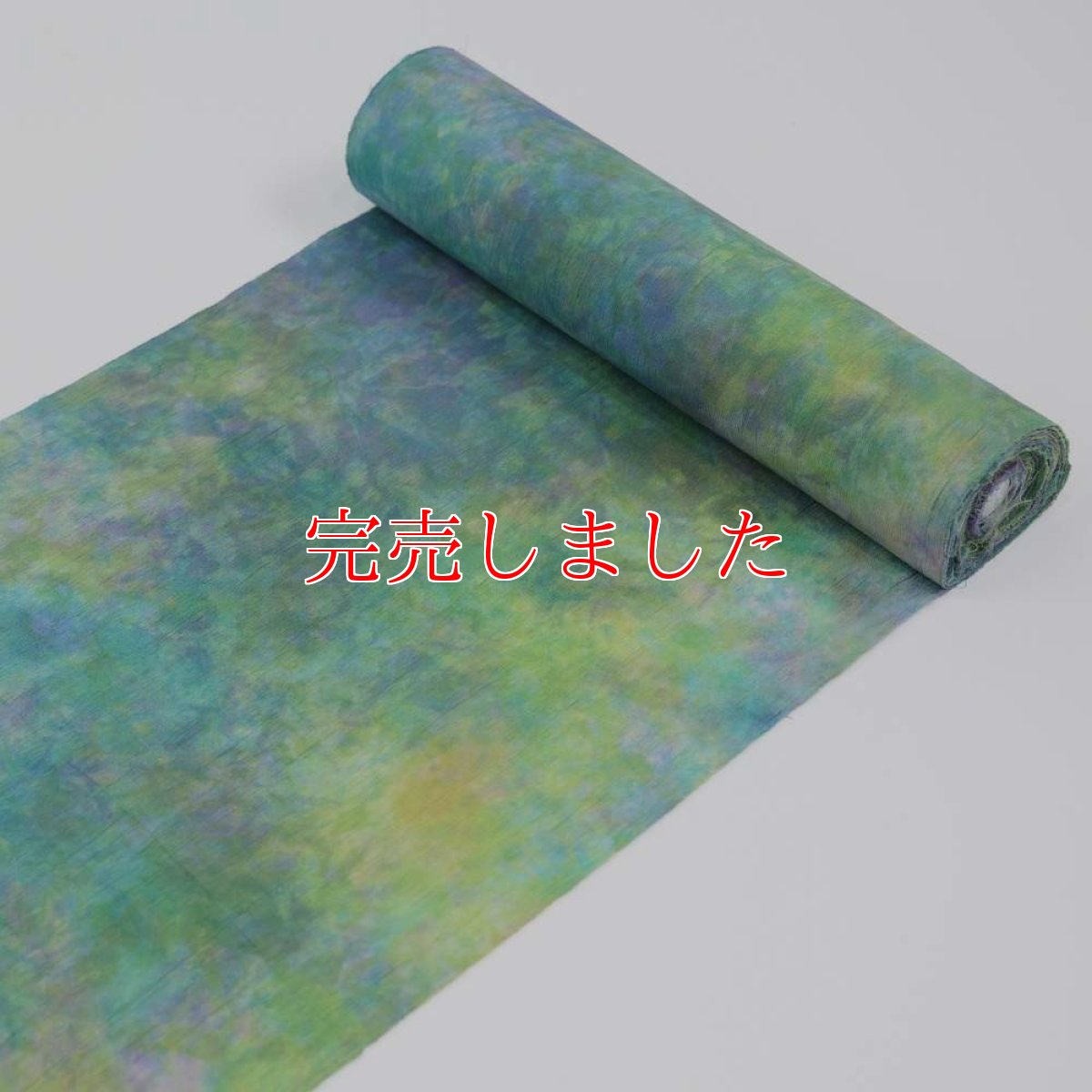 画像5: 洗える木綿着物｜彩睡蓮シリーズ「朝靄の池」綿100％｜ひでや工房 (5)