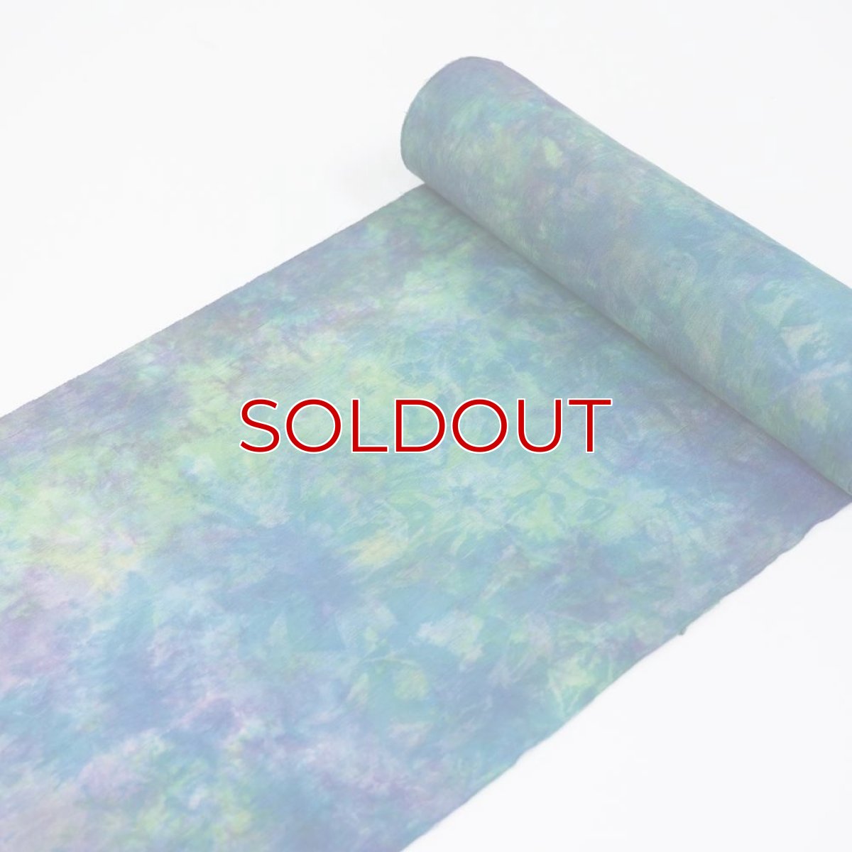 画像5: 洗える木綿着物｜彩睡蓮シリーズ「静藍の池」綿100％｜ひでや工房 (5)