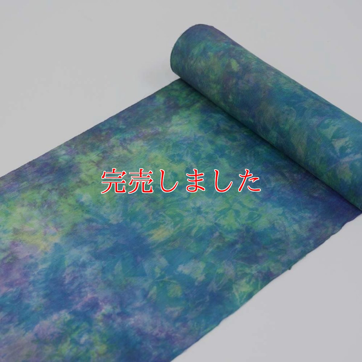 画像5: 洗える木綿着物｜彩睡蓮シリーズ「静藍の池」綿100％｜ひでや工房 (5)