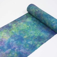 画像5: 洗える木綿着物｜彩睡蓮シリーズ「静藍の池」綿100％｜ひでや工房 (5)
