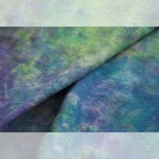 画像6: 洗える木綿着物｜彩睡蓮シリーズ「静藍の池」綿100％｜ひでや工房 (6)