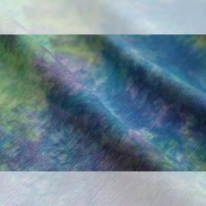 画像7: 洗える木綿着物｜彩睡蓮シリーズ「静藍の池」綿100％｜ひでや工房 (7)