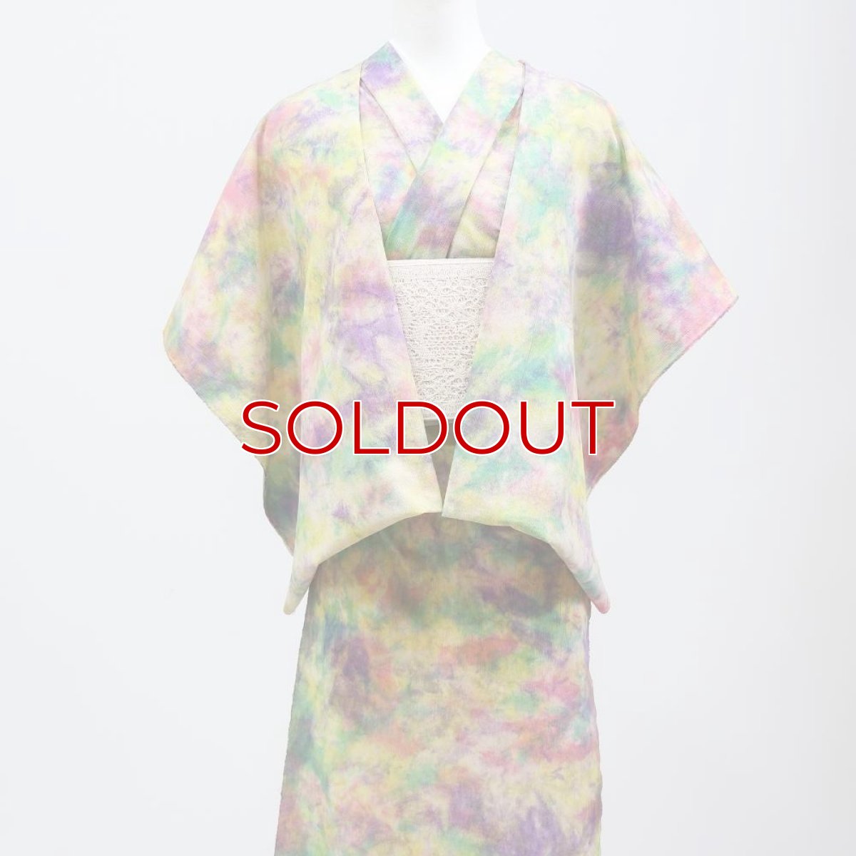 画像3: 洗える木綿着物｜彩睡蓮シリーズ「若葉の池」綿100％｜ひでや工房 (3)