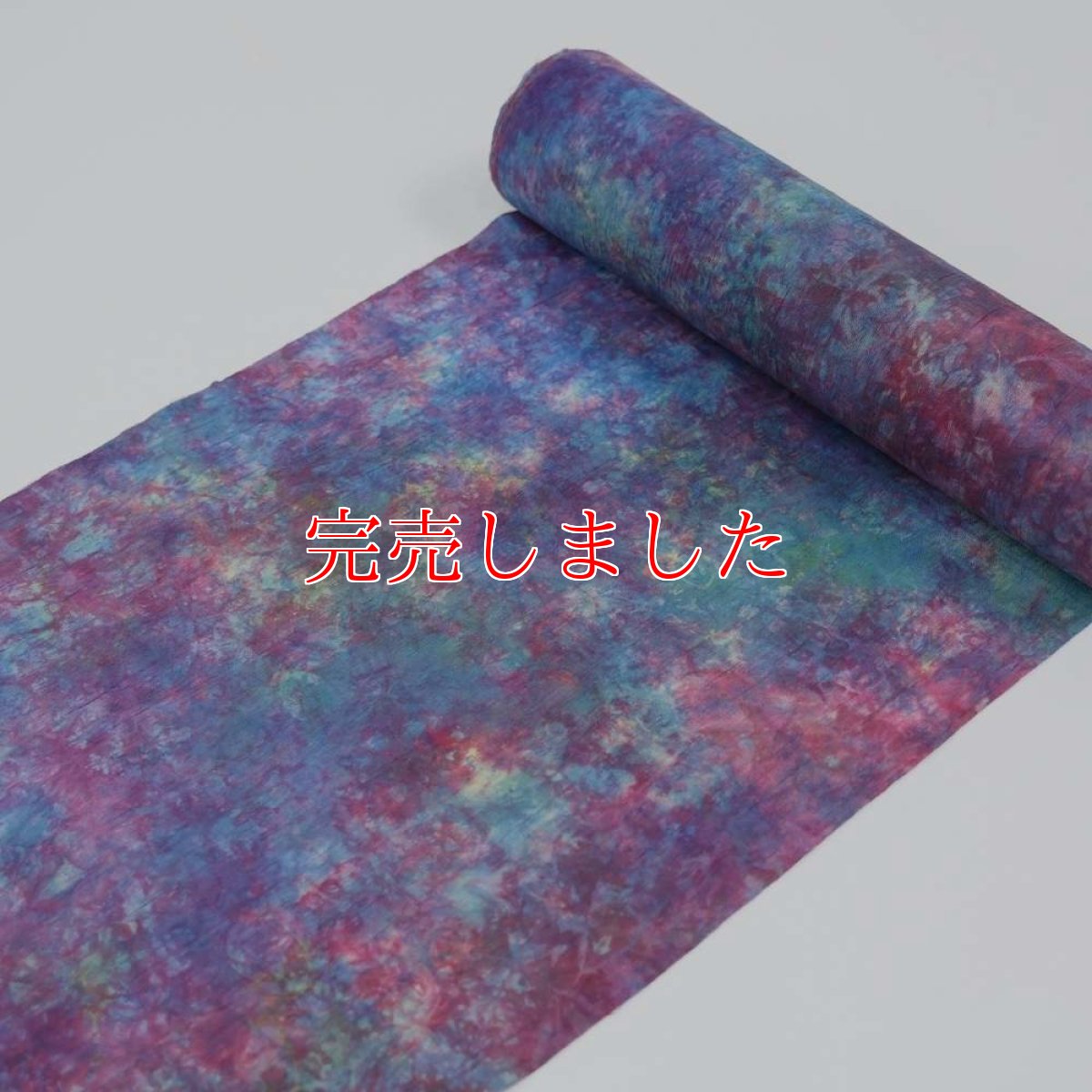 画像5: 洗える木綿着物｜彩睡蓮シリーズ「茜映の池」綿100％｜ひでや工房 (5)