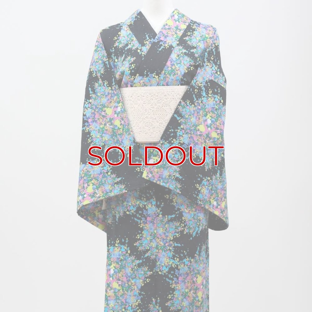 画像3: 洗える木綿着物「彩花火」綿100％｜反物｜ひでや工房 (3)