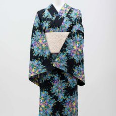 画像3: 洗える木綿着物「彩花火」綿100％｜仕立て上がり品｜ひでや工房 (3)