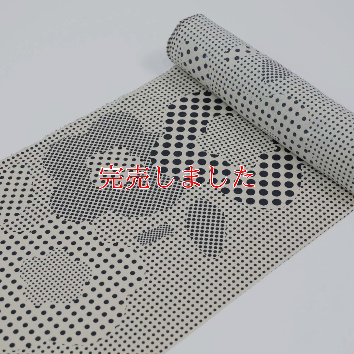 画像5: 洗える木綿着物「ドット梅」綿100％｜仕立て上がり品｜ひでや工房 (5)