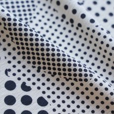 画像6: 洗える木綿着物「ドット梅」綿100％｜仕立て上がり品｜ひでや工房 (6)