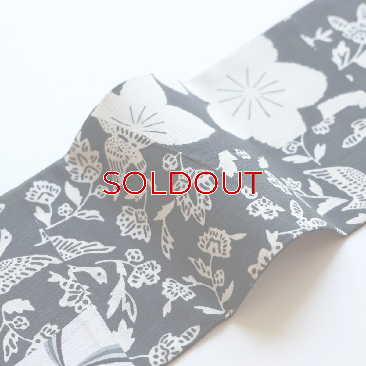 画像3: 半幅帯「更紗パッチワーク」｜綿縮緬｜ひでや工房 (3)