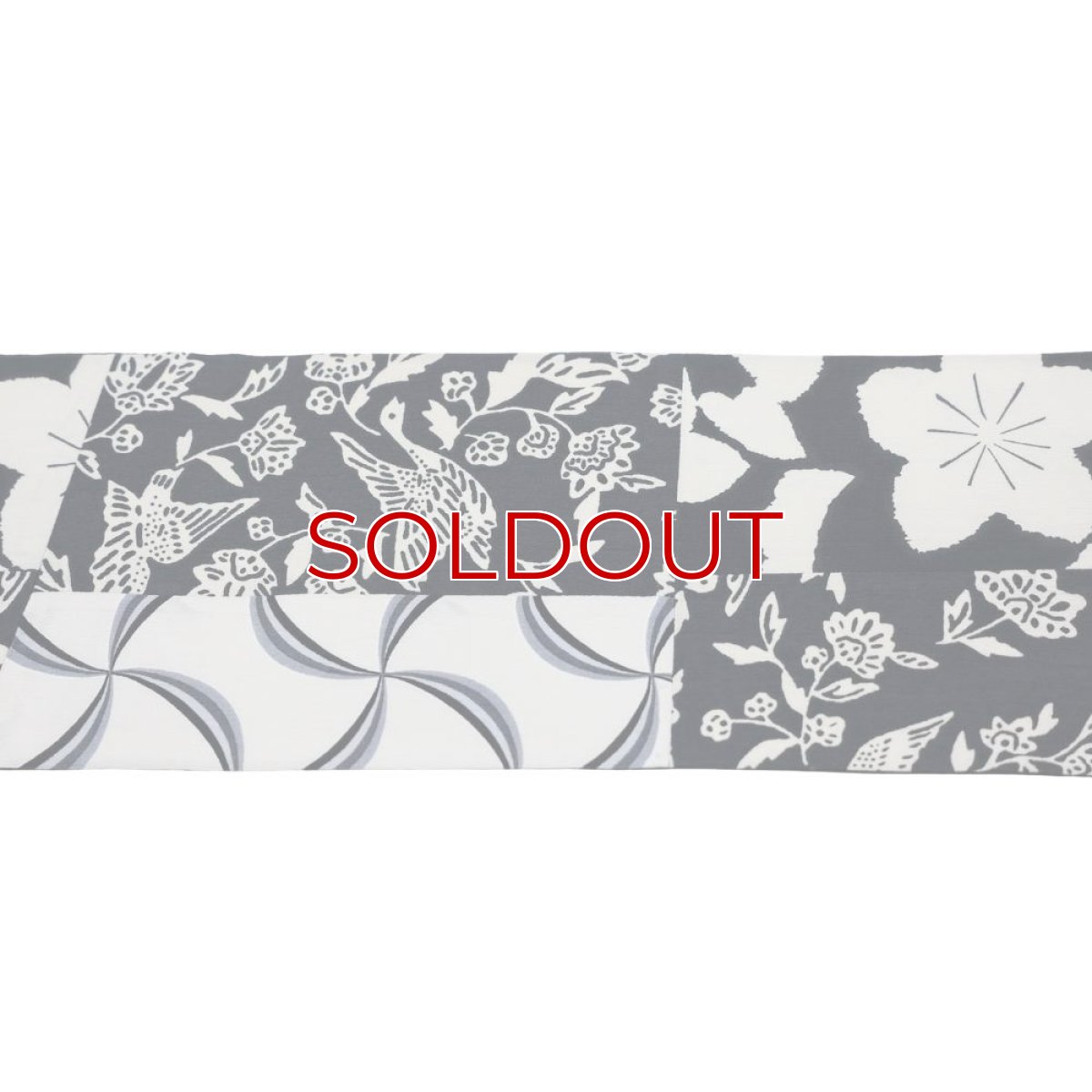 画像4: 半幅帯「更紗パッチワーク」｜綿縮緬｜ひでや工房 (4)