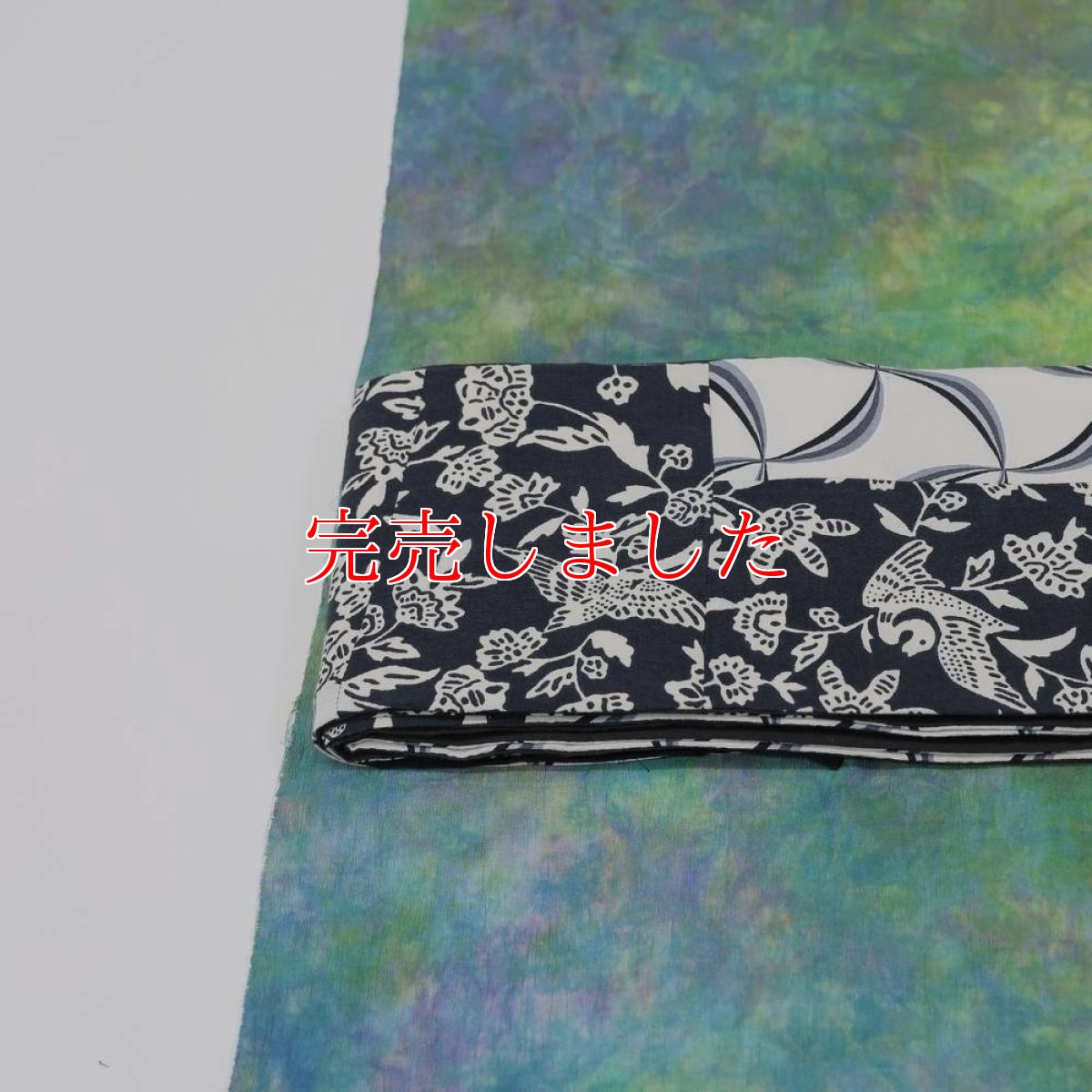 画像8: 半幅帯「更紗パッチワーク」｜綿縮緬｜ひでや工房 (8)