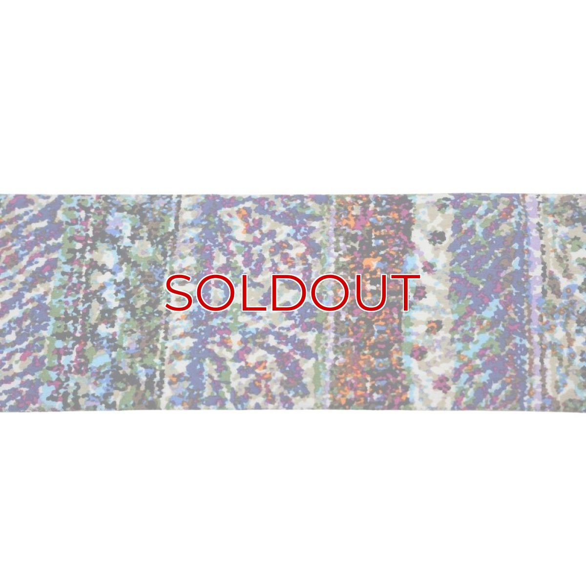 画像4: 半幅帯「油彩ミルフィーユ」｜綿縮緬｜ひでや工房 (4)