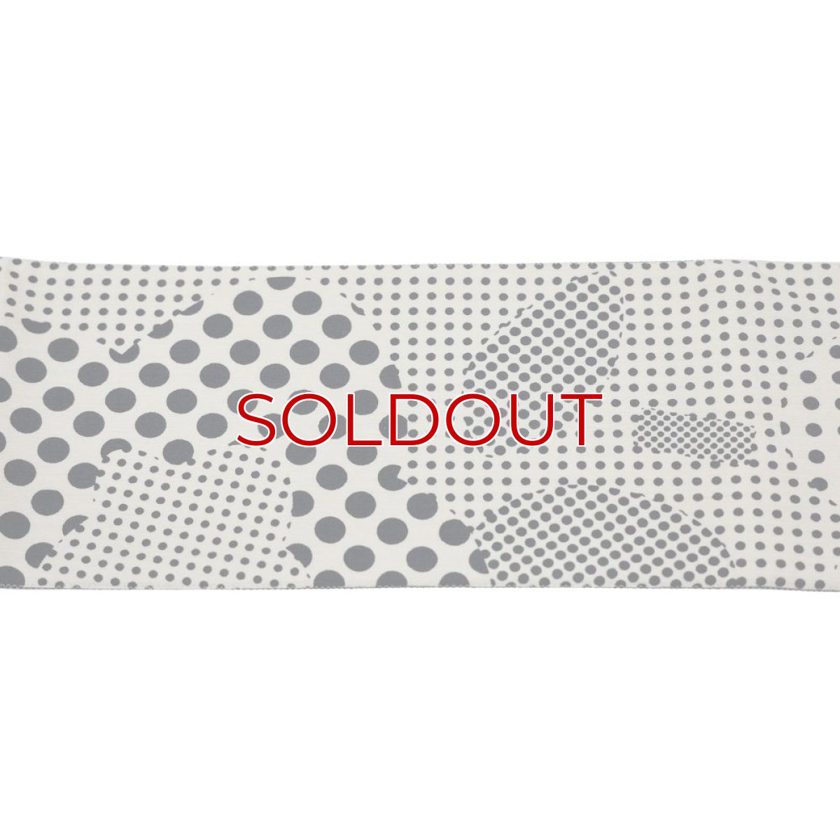 画像4: 半幅帯「ドット梅」｜綿縮緬｜ひでや工房 (4)