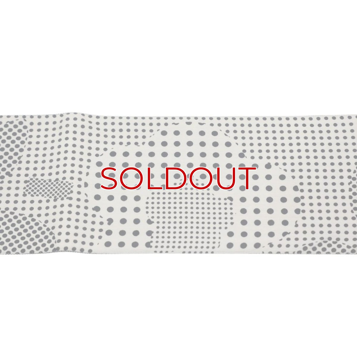 画像5: 半幅帯「ドット梅」｜綿縮緬｜ひでや工房 (5)