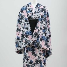 画像2: 洗える木綿着物「花影」綿縮緬100％｜ひでや工房｜在庫限り (2)