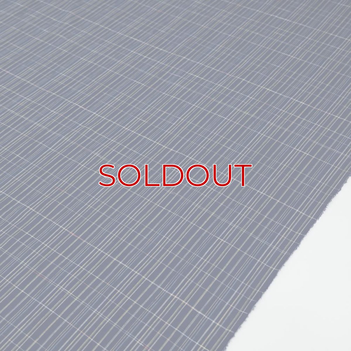 画像4: 洗える木綿着物「宵紺格子」綿縮緬｜ひでや工房 (4)