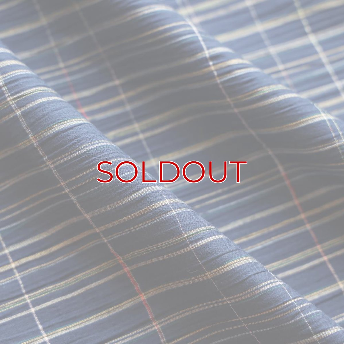 画像5: 洗える木綿着物「宵紺格子」綿縮緬｜ひでや工房 (5)