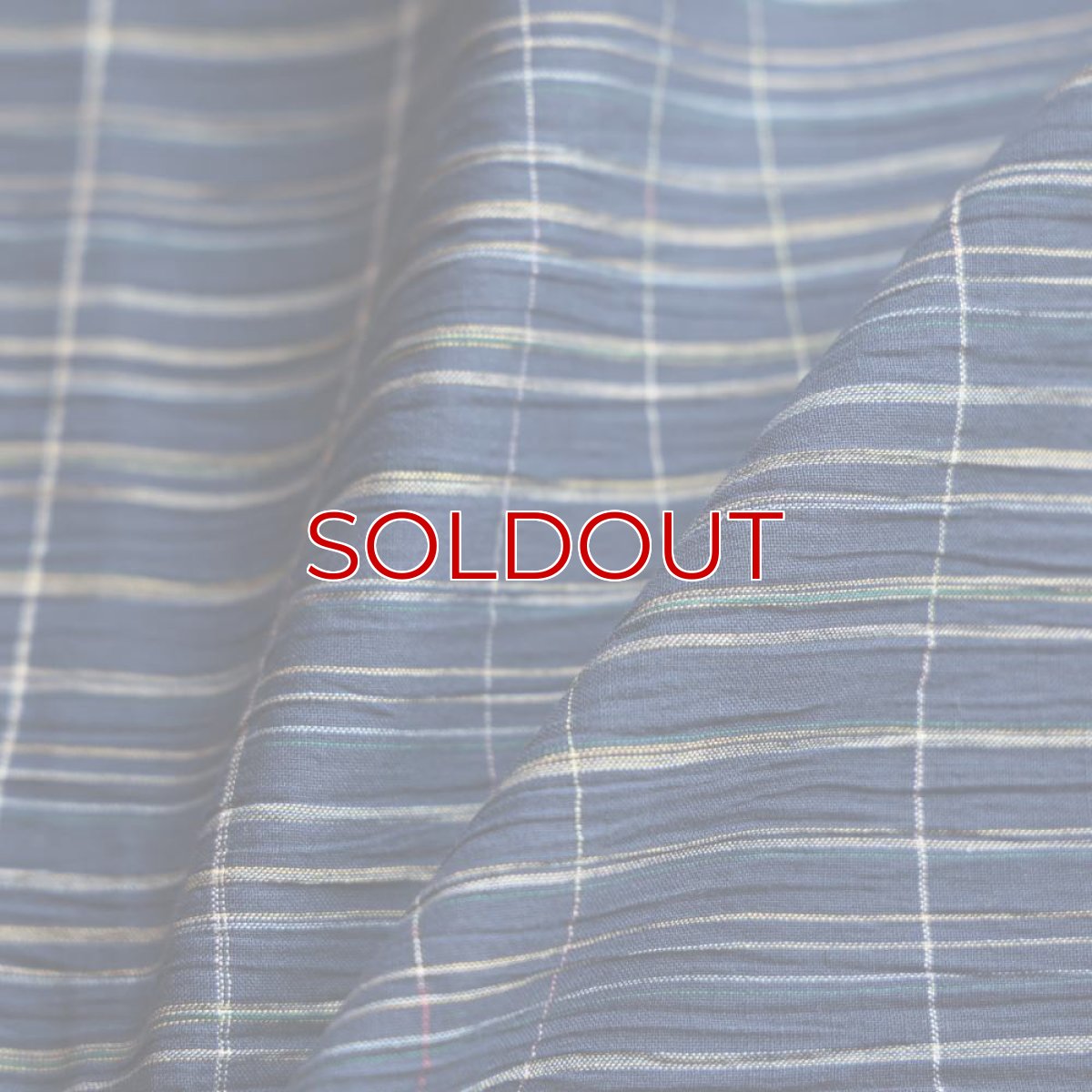 画像6: 洗える木綿着物「宵紺格子」綿縮緬｜ひでや工房 (6)