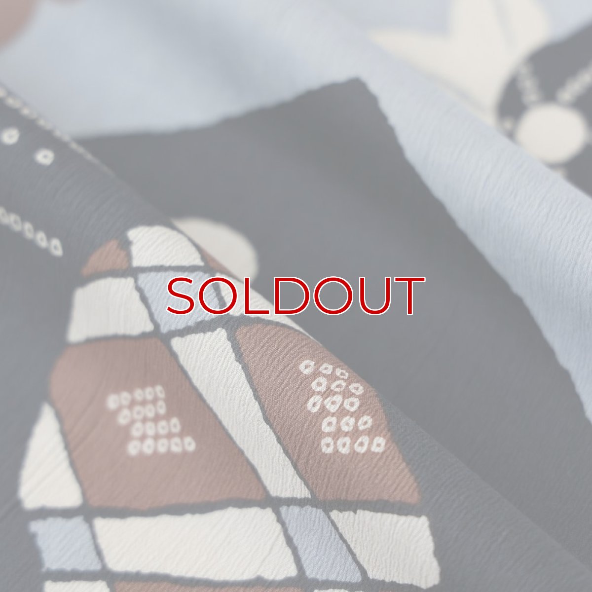 画像11: 《もたはん限定》ひでや工房｜綿縮緬「復刻辻ヶ花」銀鼠×墨黒 (11)