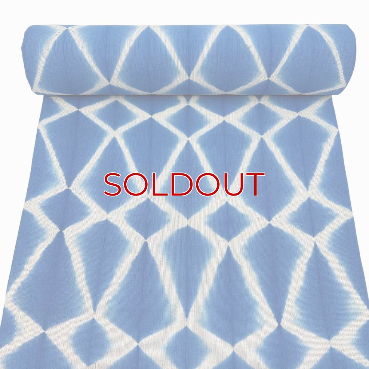 画像4: 藤井絞「毘沙門亀甲絞り」備長炭入り綿麻・瑠璃紺 (4)