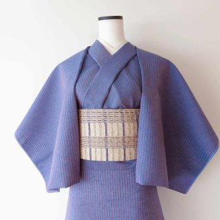 KIPPE涼しま「モカ×白縞」 | 普段着きものもたはん