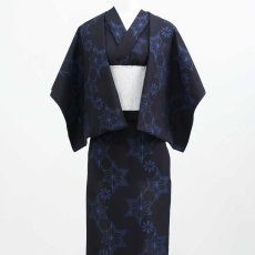 画像3: 久留米絣｜野村織物「麻の葉」｜木綿着物 (3)