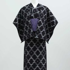 画像3: 久留米絣｜野村織物「クローバーメイト」｜木綿着物 (3)