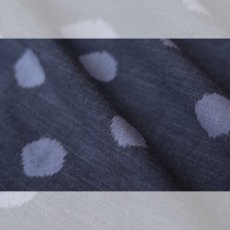 画像6: 久留米絣｜野村織物「水玉」｜木綿着物 (6)