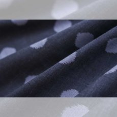 画像7: 久留米絣｜野村織物「水玉」｜木綿着物 (7)